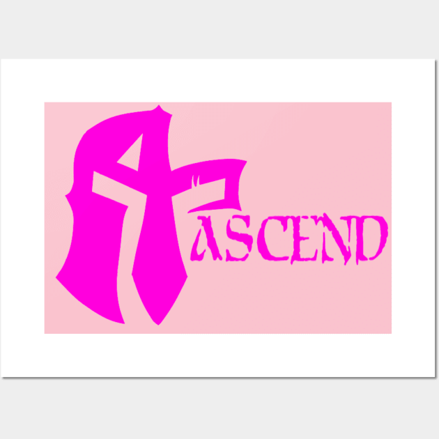 ASCEND Pink Wall Art by Ascension Threads